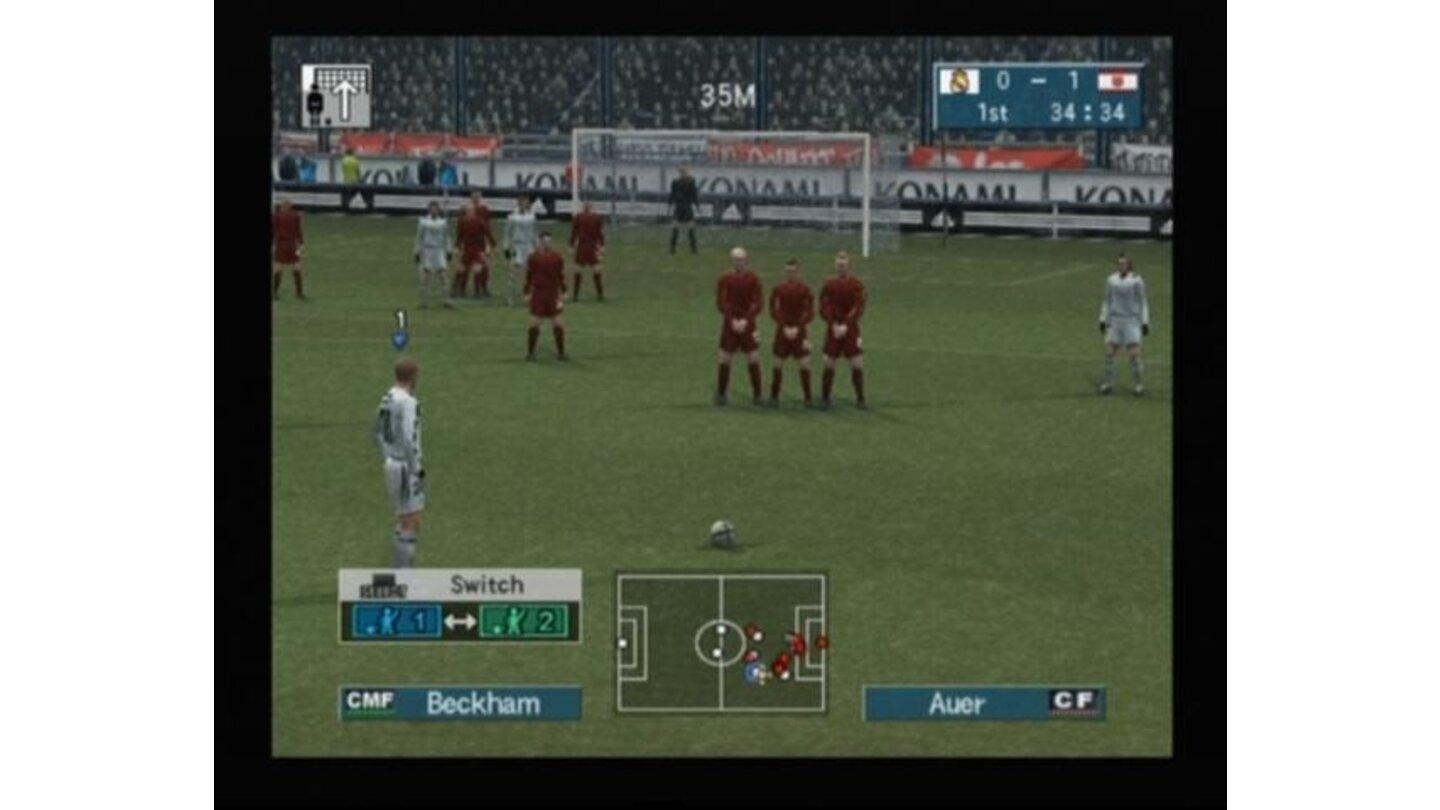 Beckham on a free kick