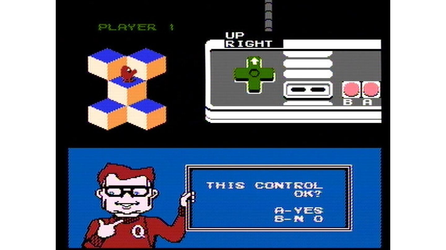 The NES version lets you customize the controls
