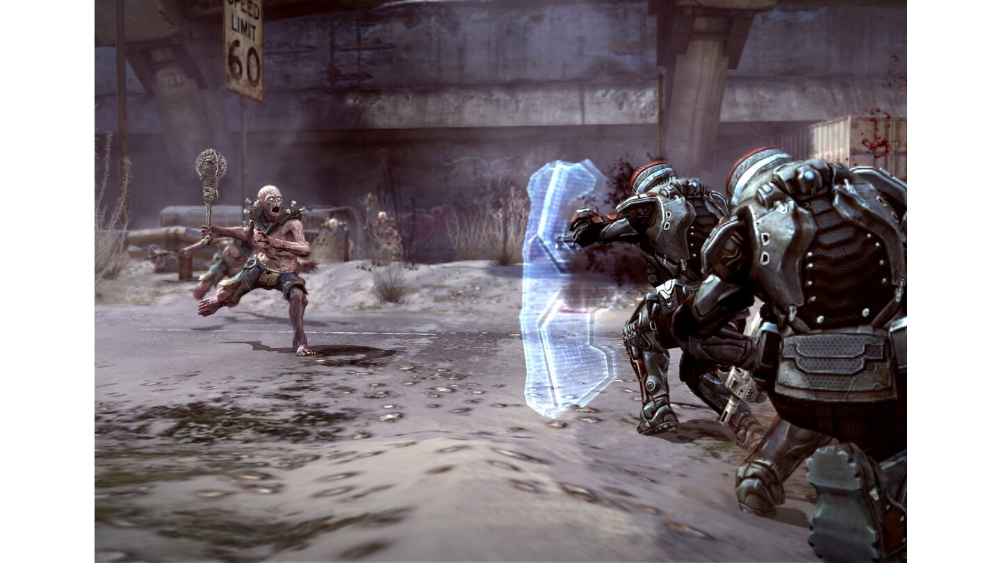 Rage - E3-Screenshots: Authority Mutant Fight