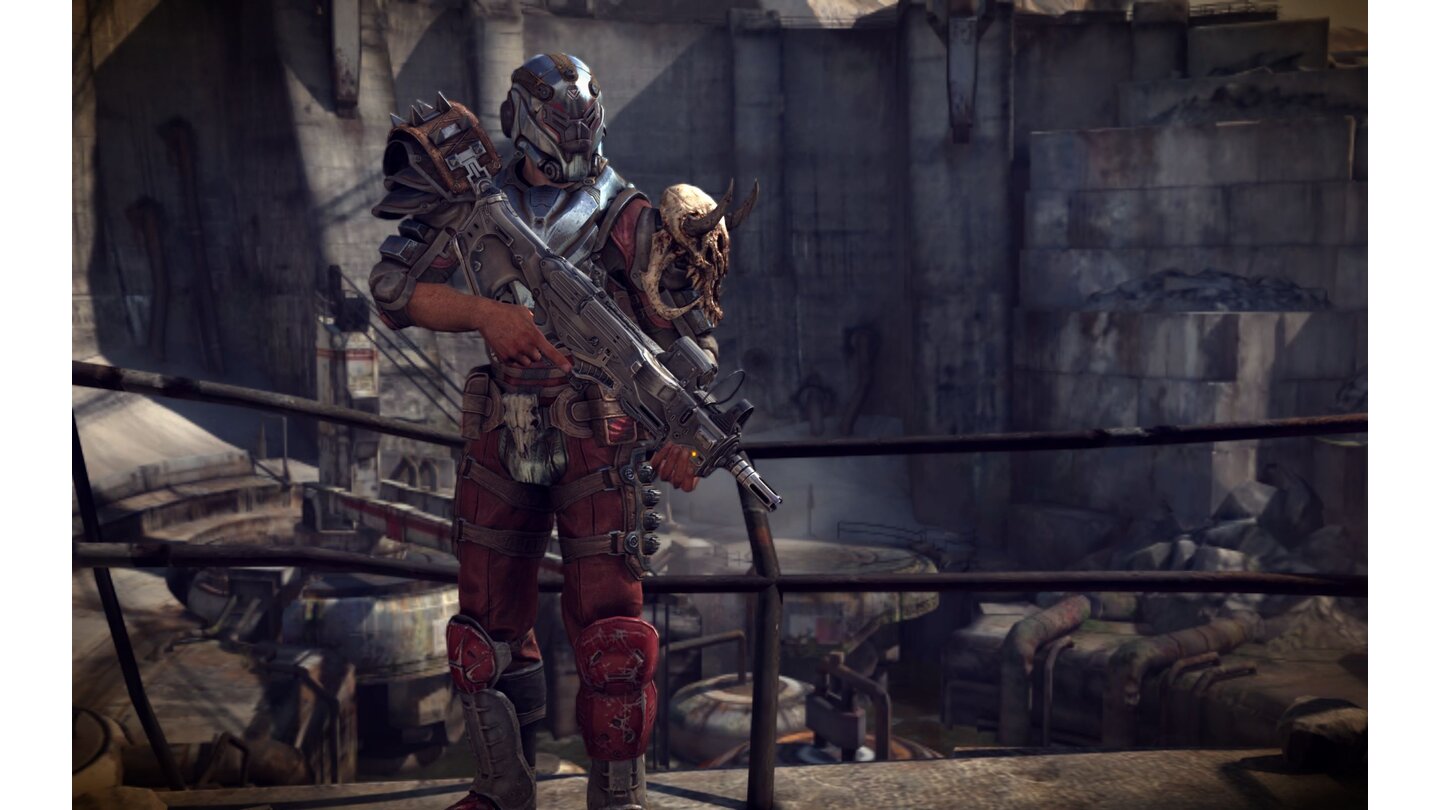 Rage - E3-Screenshots: Hero in Crimson Elite Armor