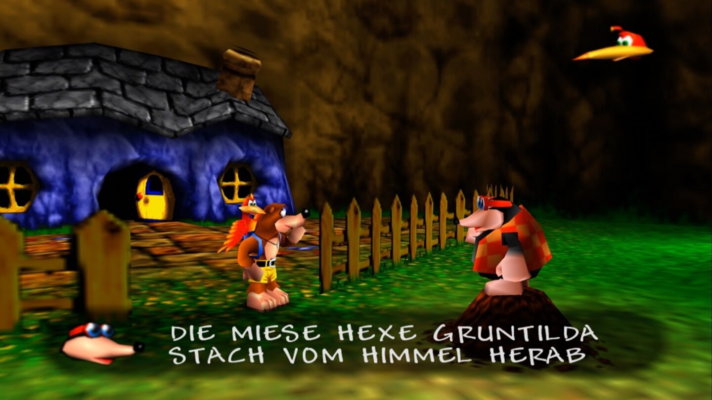 Banjo-Kazooie (Xbox 360, 2008)
Umwerfendes 3D-Hüpfspiel mit gelungenen Rätselelementen. In der Replay-Collection ist die Xbox-360-Version des N64-Originals enthalten.
Wertung: *** von ***