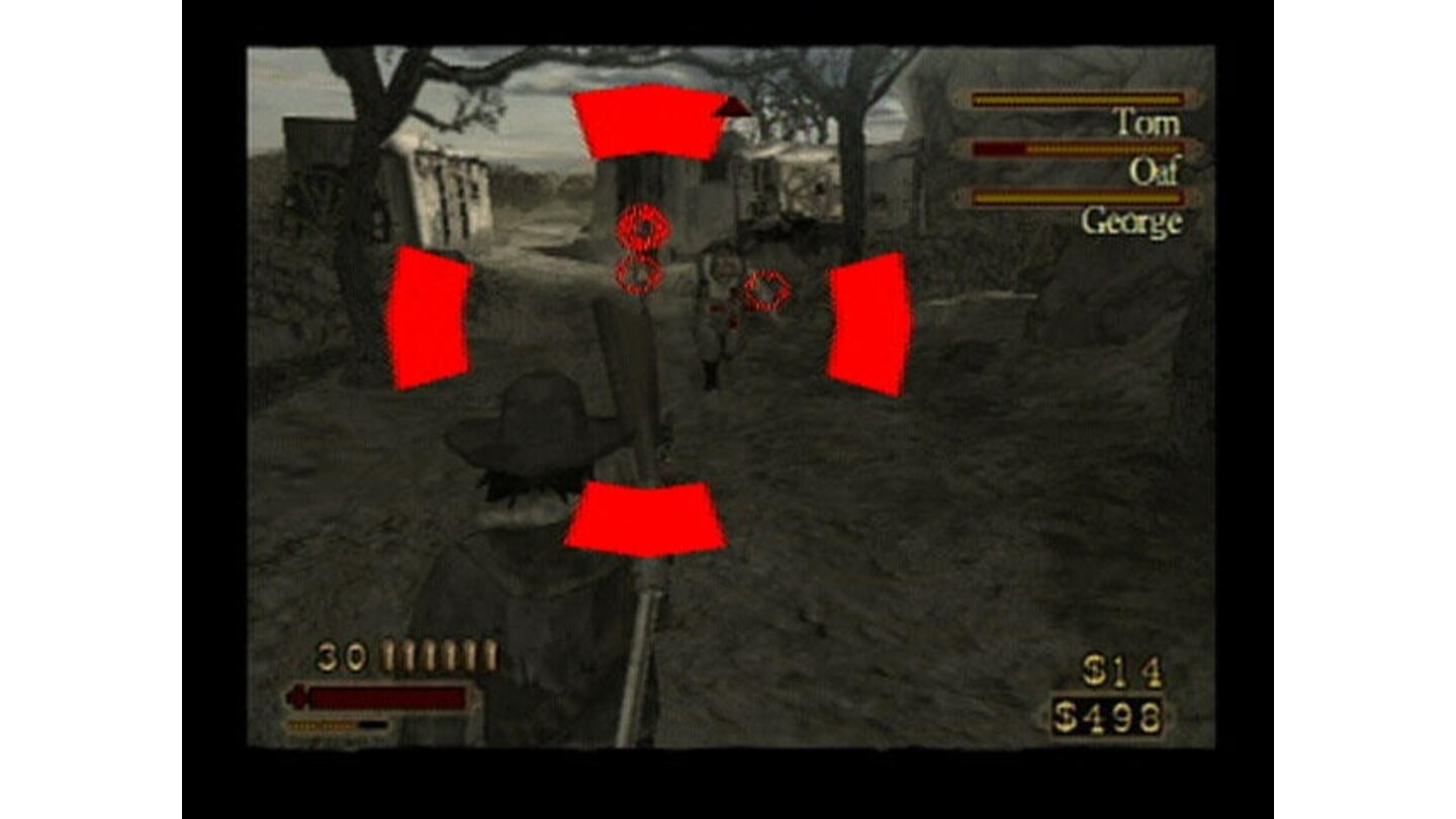 Deadeye allows the player to lock onto enemies in bullet-time.