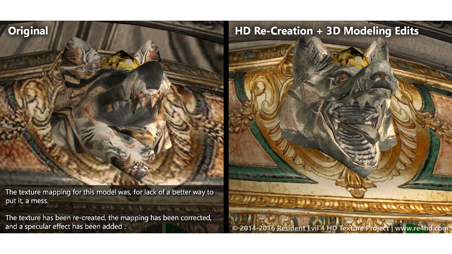 Resident Evil 4 HD - Vergleichs-Screenshots mit der Mod
