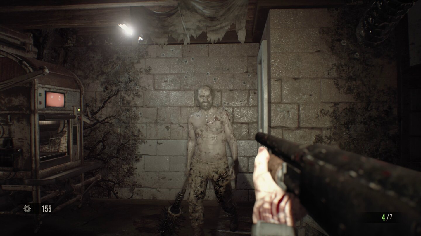 Resident Evil 7 Verbotenes Filmmaterial 1Er ist wieder da: Jack gehört zu den Gegnern im Albtraum-Survival-Modus und taucht insgesamt zweimal auf.