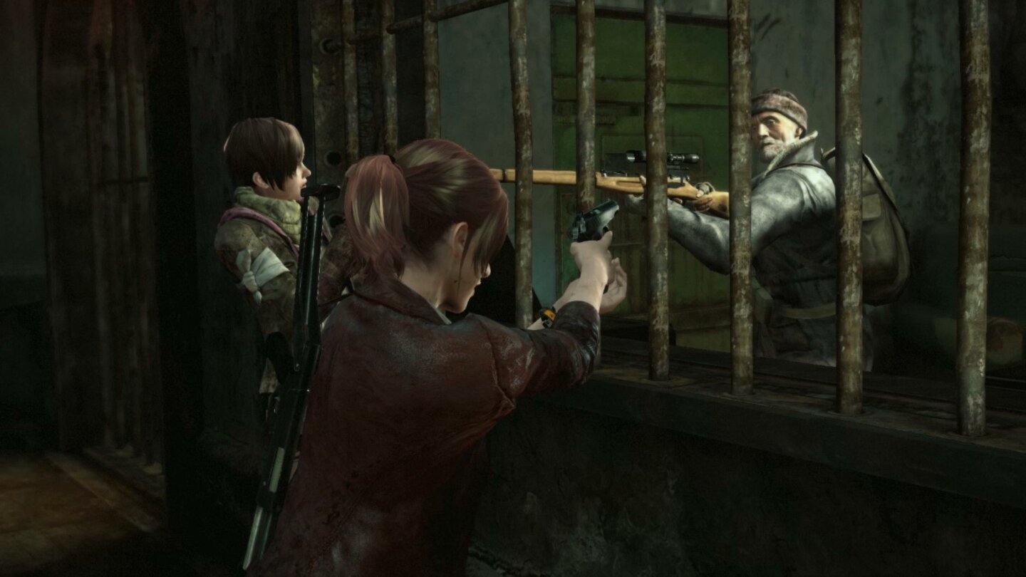 Resident Evil: Revelations 2Auf der geheimnisvollen Insel treffen Claire und Moira nicht nur auf Monster, sondern auch einige andere Überlebende.