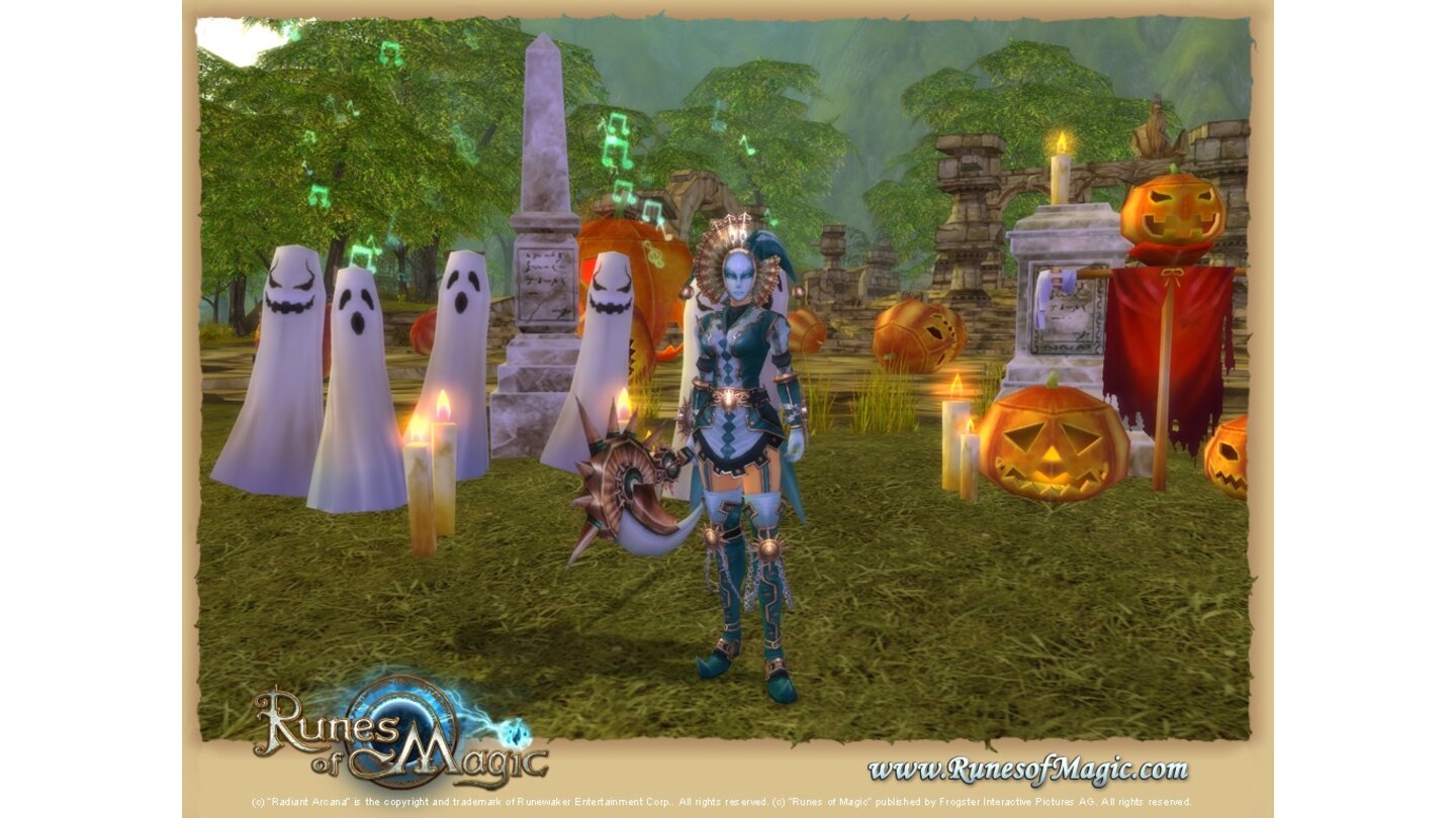 Runes of MagicScreenshots zu den Halloween-Events von 2010.