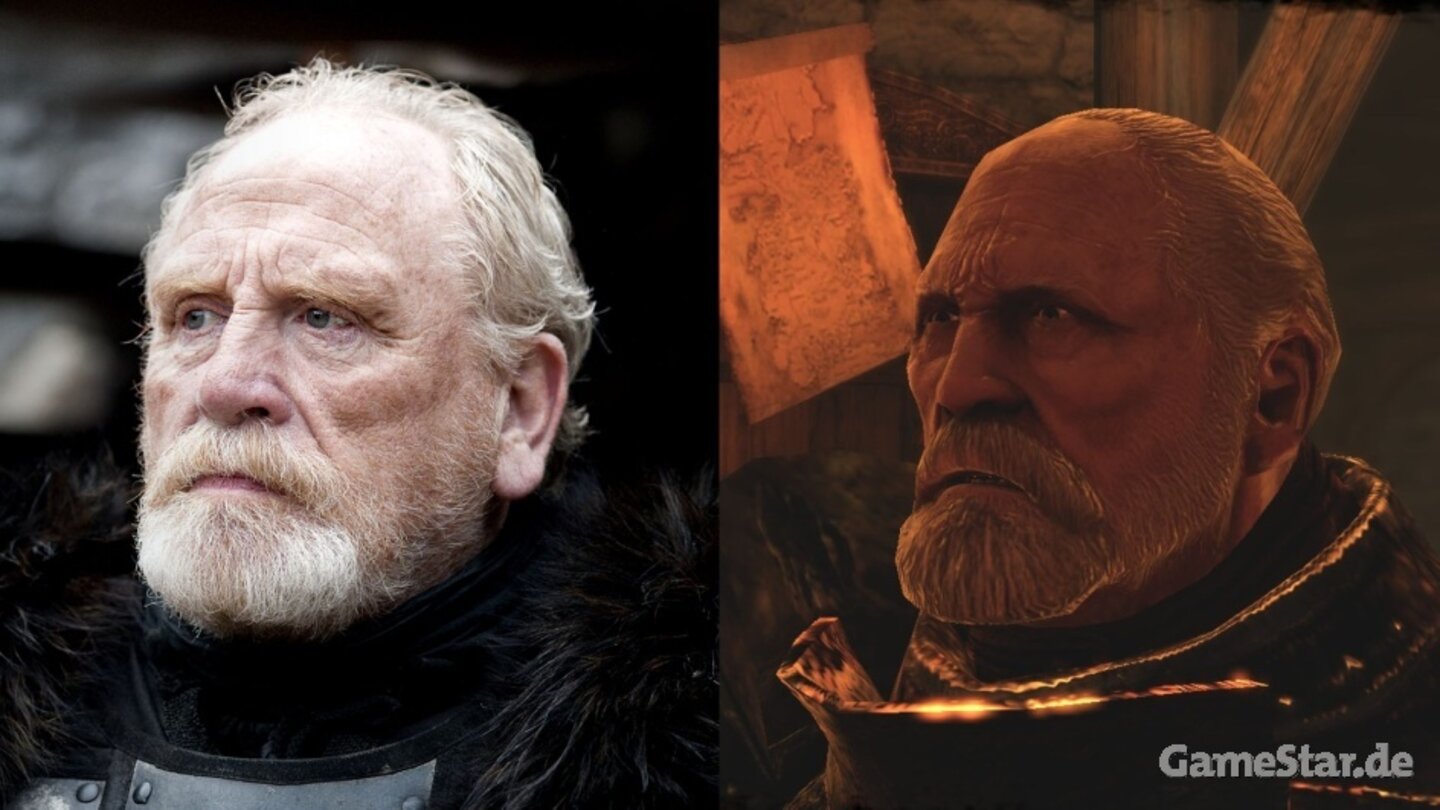 James Cosmo – Game of Thrones (2012)Auch der Schotte James Cosmo wird vielen aus Game of Thrones vertraut sein. Doch schon vorher hat er größere Rollen in Highlander – Es kann nur einen geben (1986), Braveheart (1995) und Trainspotting - Neue Helden (1996).