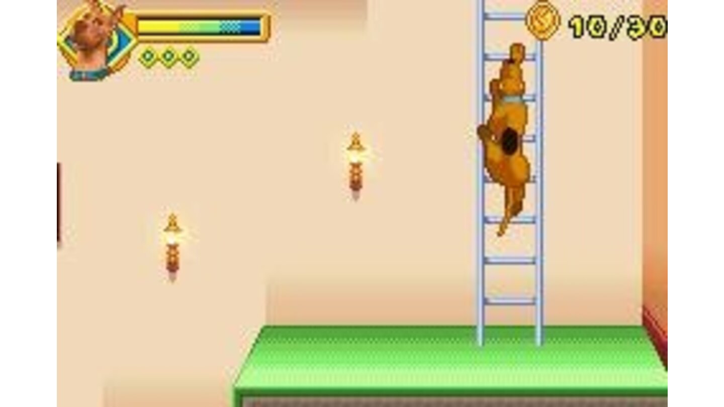 Scooby can climb ladders... quite impressive for a dog! Of course, Scooby can talk, so climbing ladders isn't much.