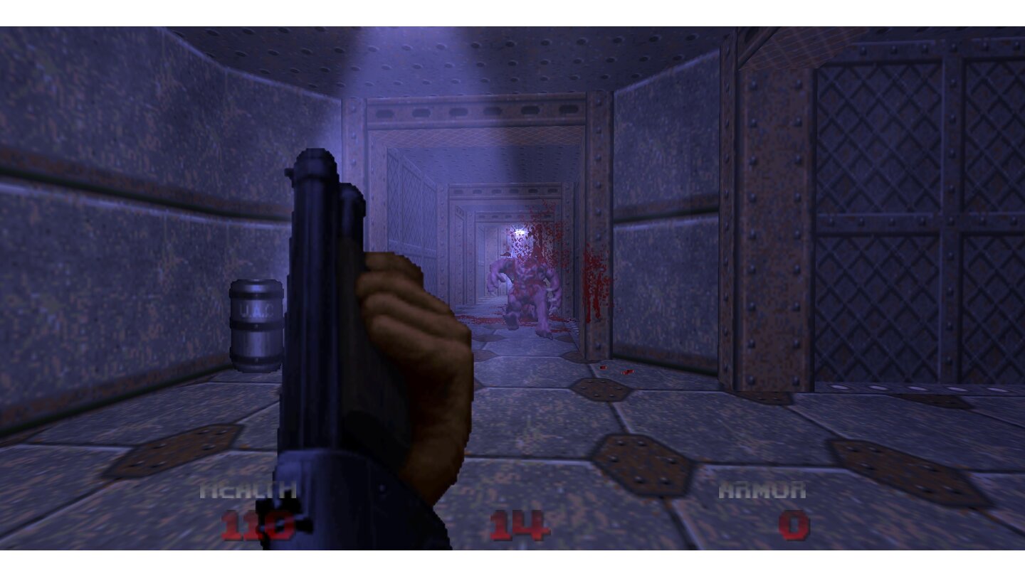Screenshots der Mod-Portierung Brutal Doom 64