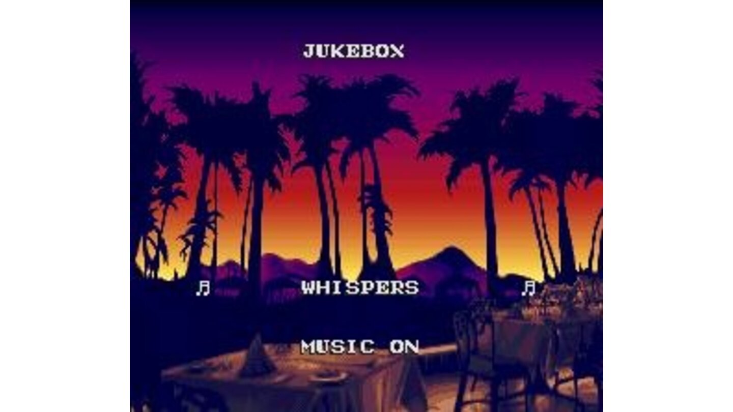 It's song time in Jukebox option. Select one of many musics and relax observing the sunrise...