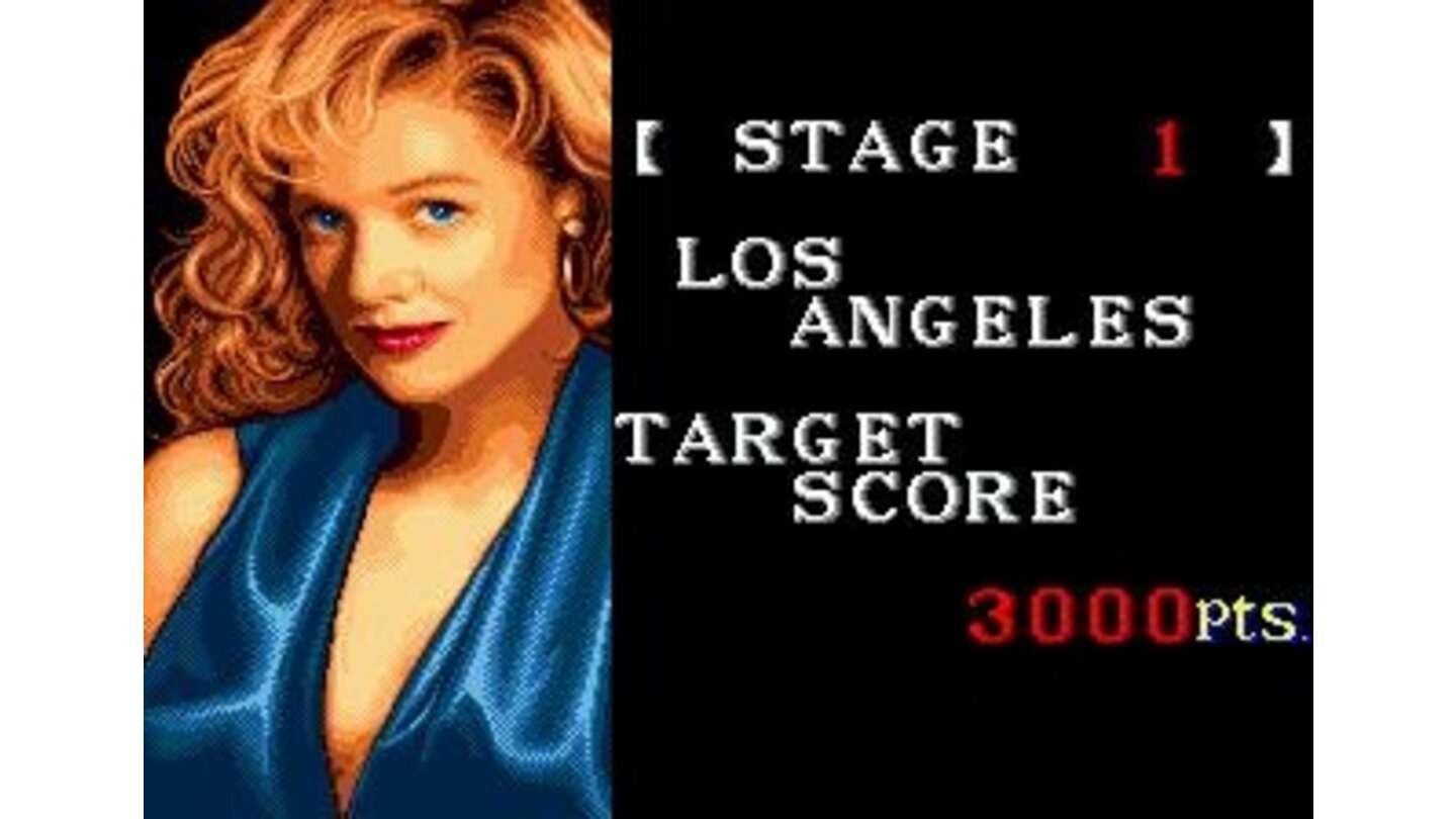 To complete the game, you must reach the target score of each city (starting by Los Angeles).