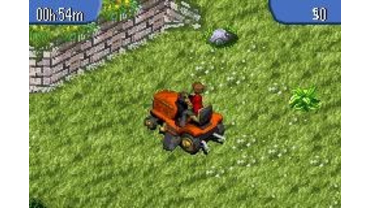 Mowing the lawn for simoleons
