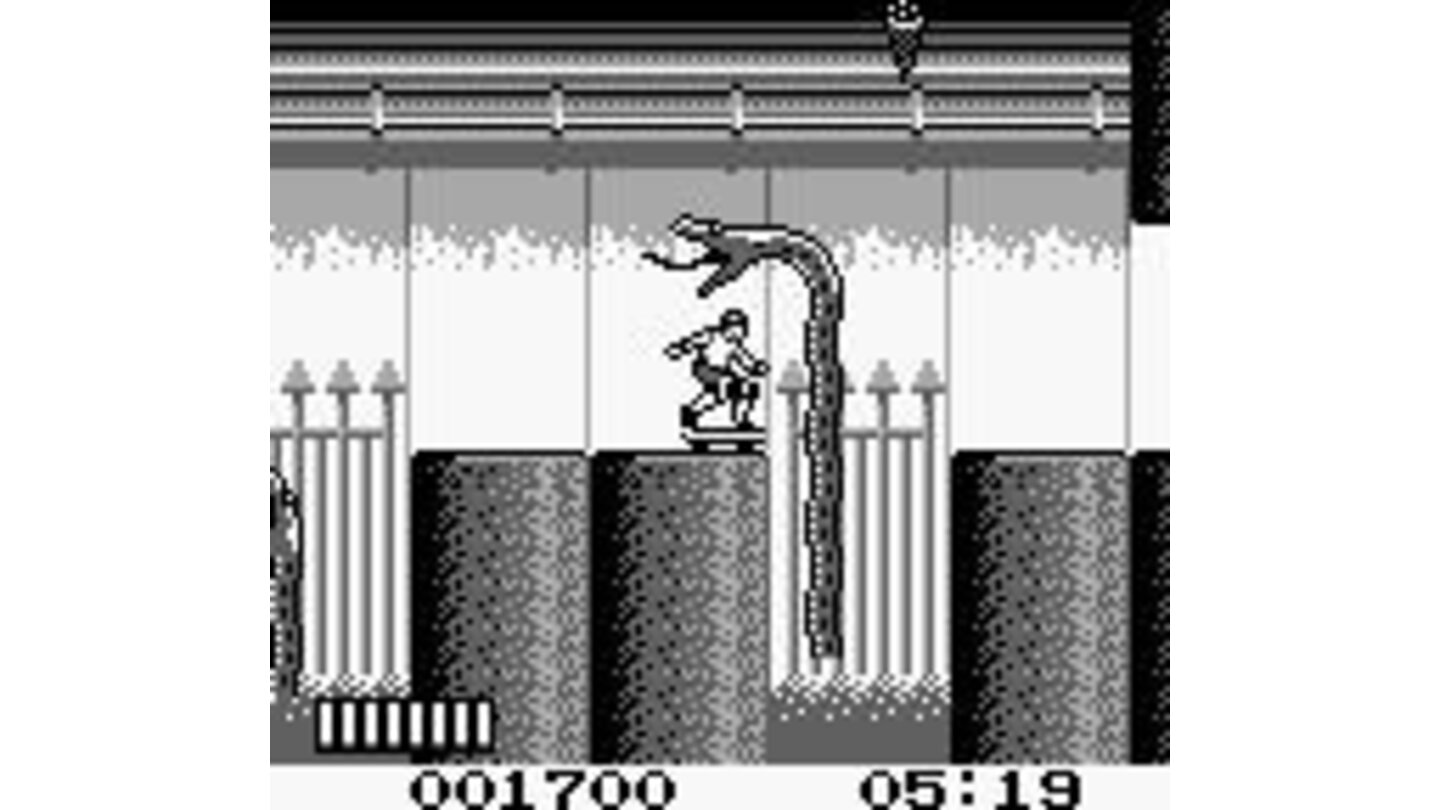 In the sewers you have to deal with water that slows you down, giant snakes ...