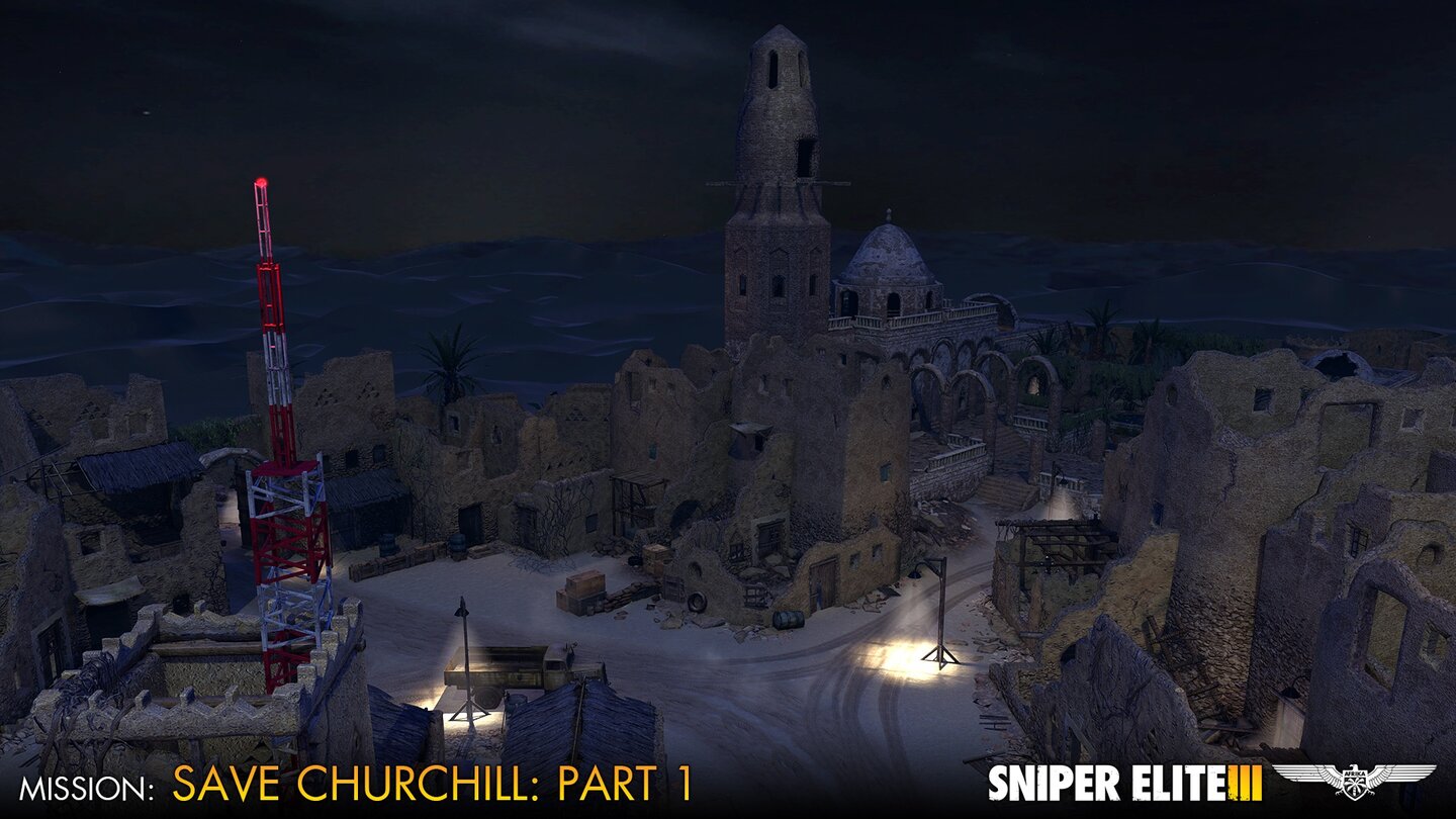 Sniper Elite 3 - Screenshots aus dem Save-Churchill-DLC