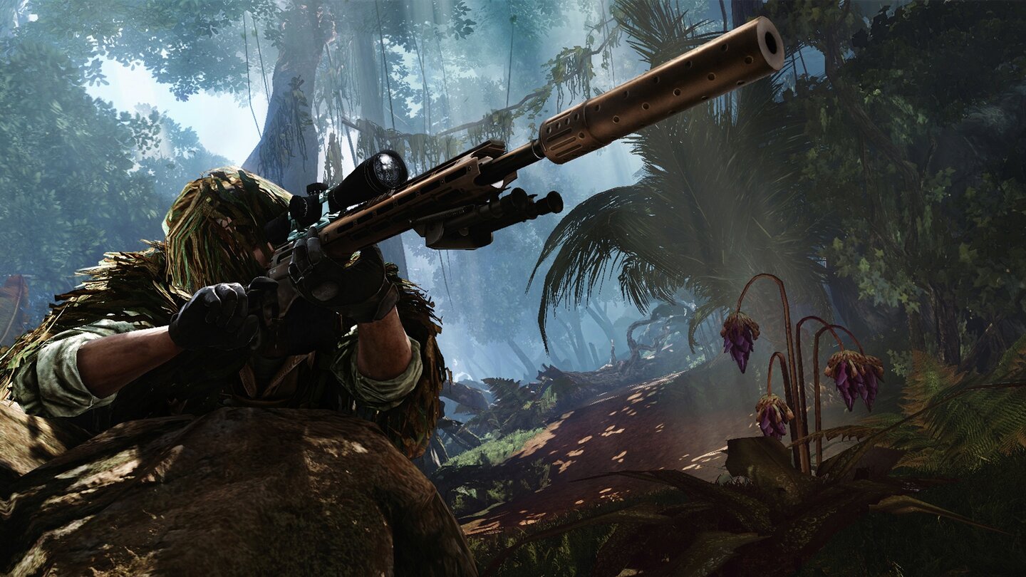 Sniper: Ghost Warrior 2Geduckte Scharfschützen werden nicht so schnell entdeckt.