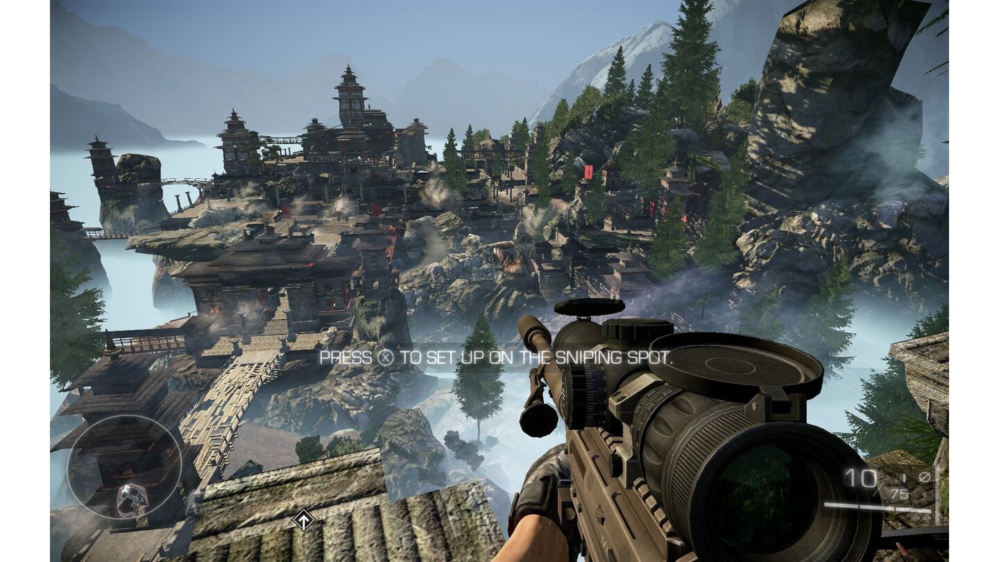 Sniper: Ghost Warrior 2An den Sniper-Stellen öffnen sich die Levels und man überblickt ein größeres Gebiet