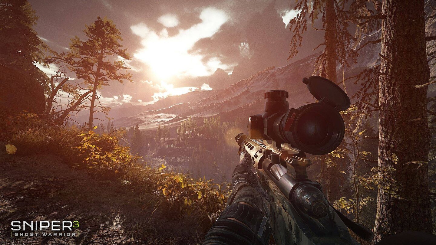 Sniper: Ghost Warrior 3Dank der CryEngine gibt es schicke Lichteffekte zu sehen.