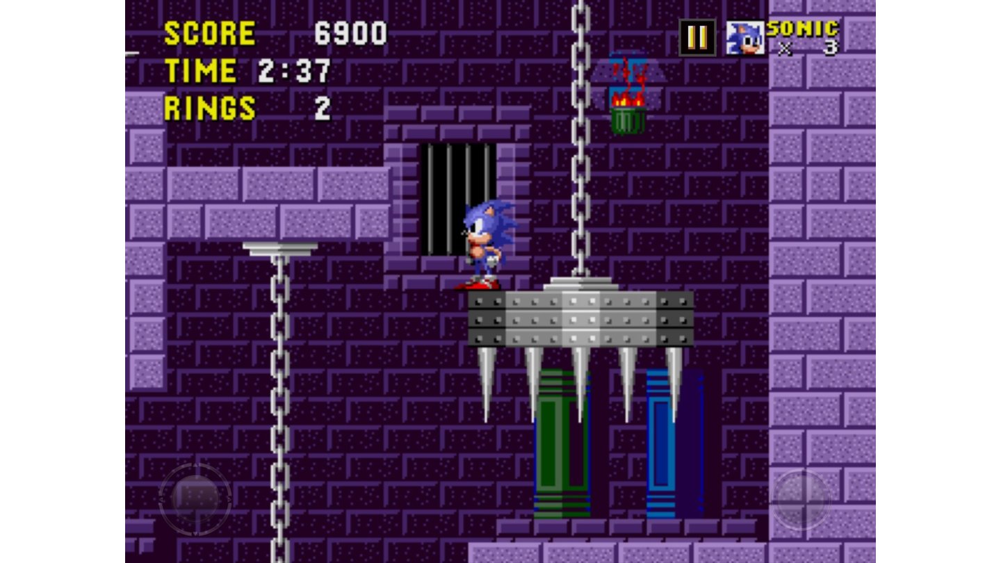 Sonic the HedgehogUnscheinbare Todesquellen: Im Gegensatz zu den Stacheln tötet das Einquetschen ohne Vorwarnung.