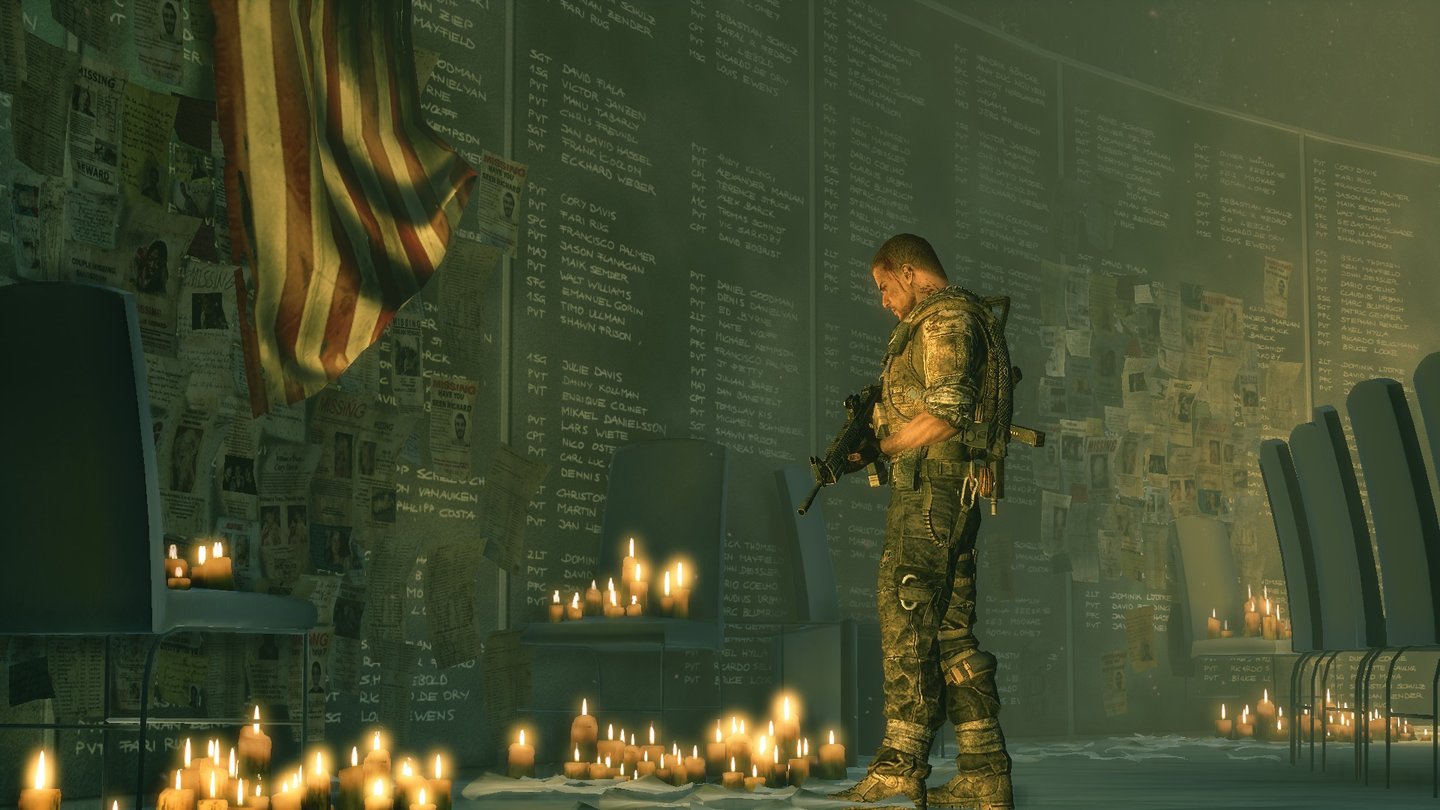 Spec Ops: The LineDas 33. Bataillon gedenkt seiner Toten.