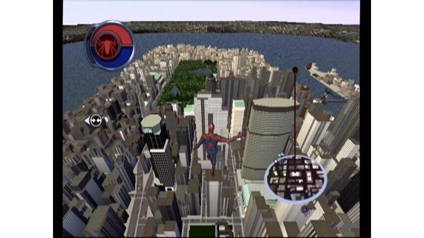 Nice view of New York, even though I'm falling to my death.