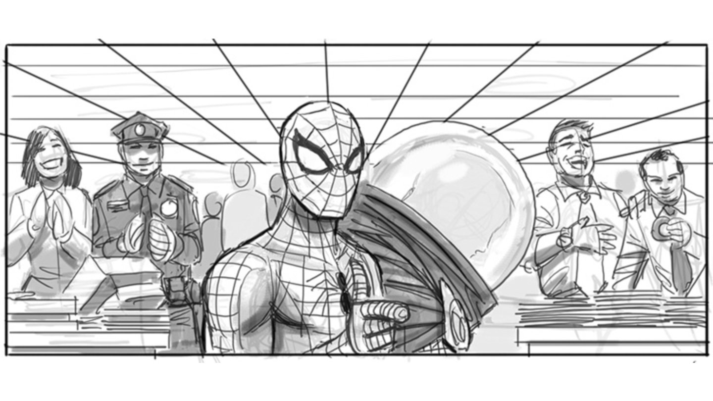 Concept Arts zu Sam Raimis Spider-Man 4 mit Tobey Maguire als Peter Parker aka Spider-Man. (c) Jeffrey Henderson