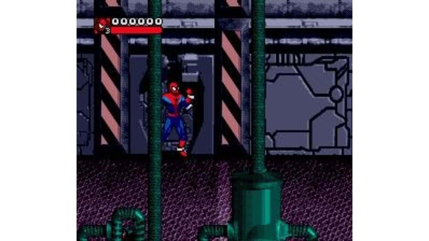 Spiderman is trapped
