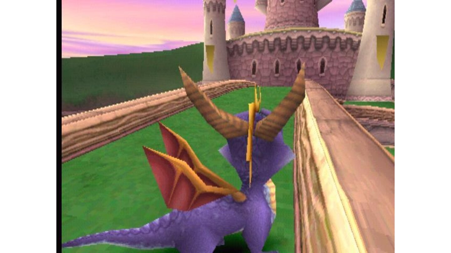 Spyro looks at the tower