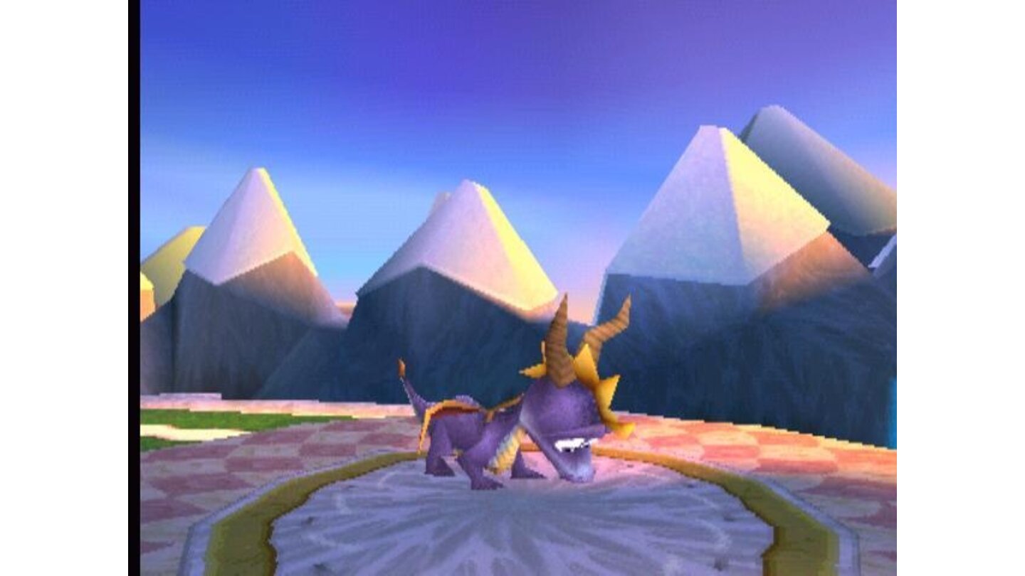 Spyro sees only icy mountains