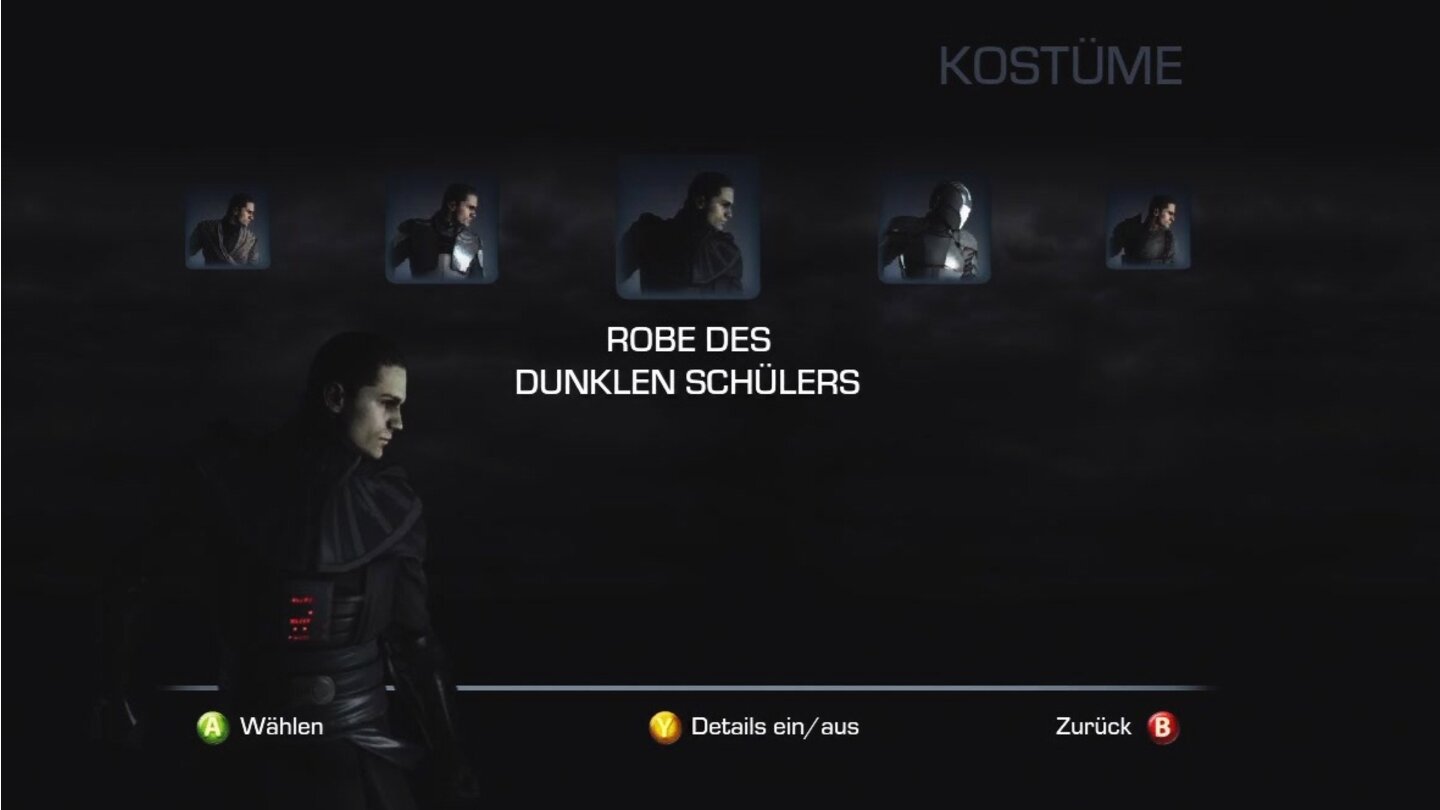 Star Wars: The Force Unleashed 2Freispielbares Outfit: Robe des Dunklen Schülers