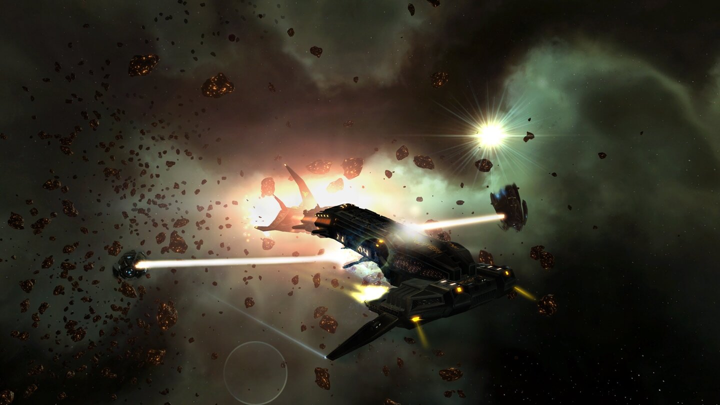 Starpoint Gemini 2 - Beta-ScreenshotsÜber den »Feuer frei«-Befehl kann man mehrere Gegner gleichzeitig angreifen.