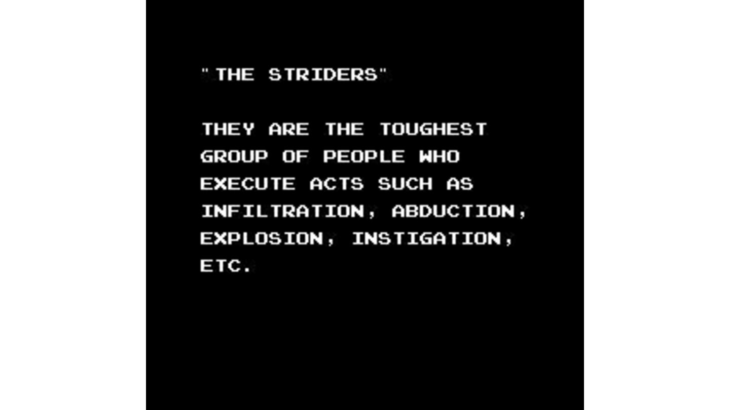 Introduction about the Striders