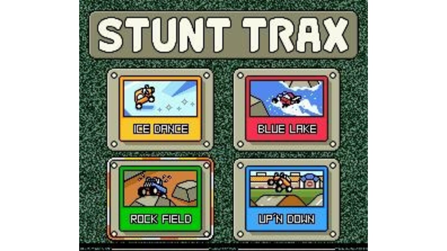 Stunt Trax - choosing a course