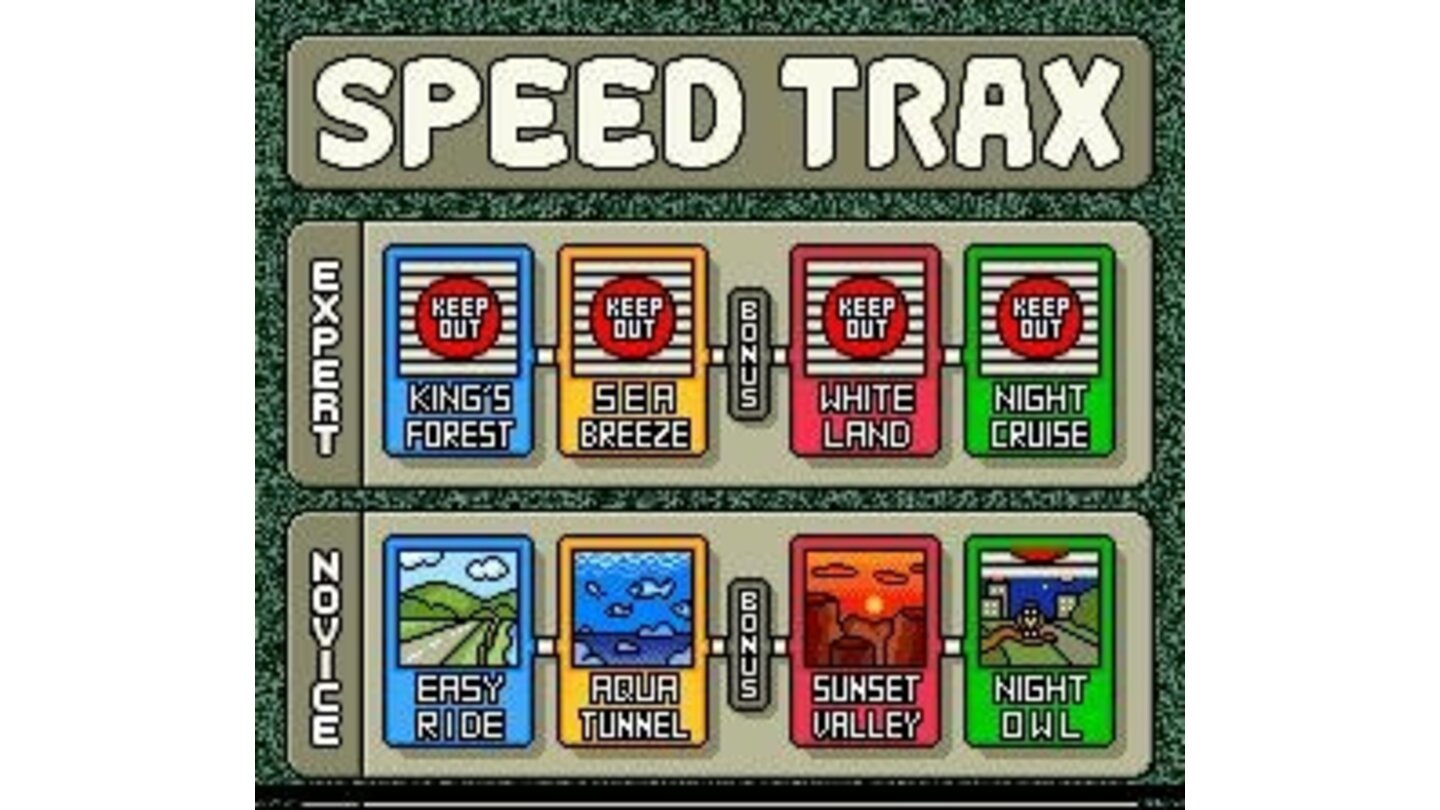 Speed Trax - select your class
