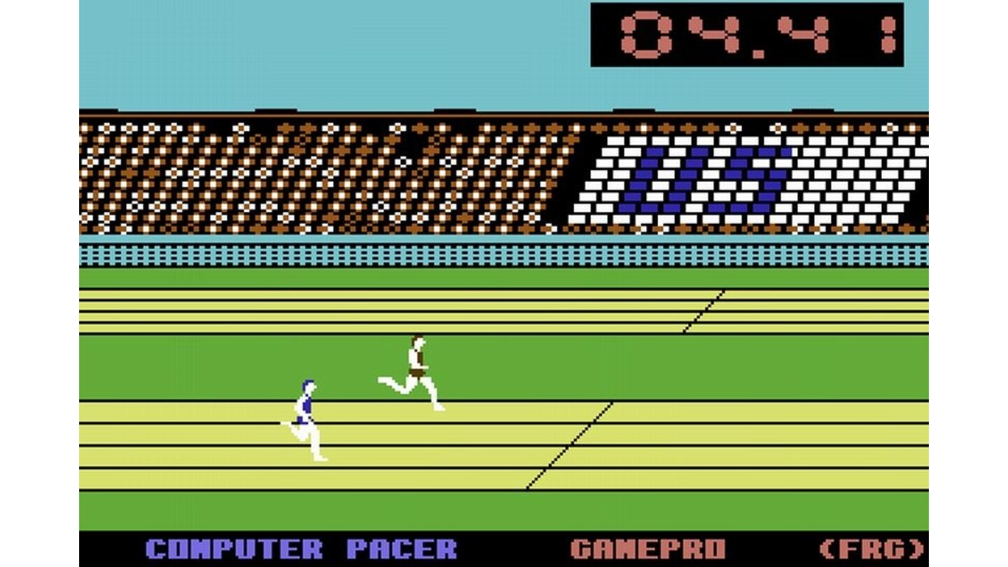 Summer Games 1Der 100-Meter-Sprint in Summer Games 1 ist ein Klassiker – und ist auch in Kombination mit der Fortsetzung spielbar.