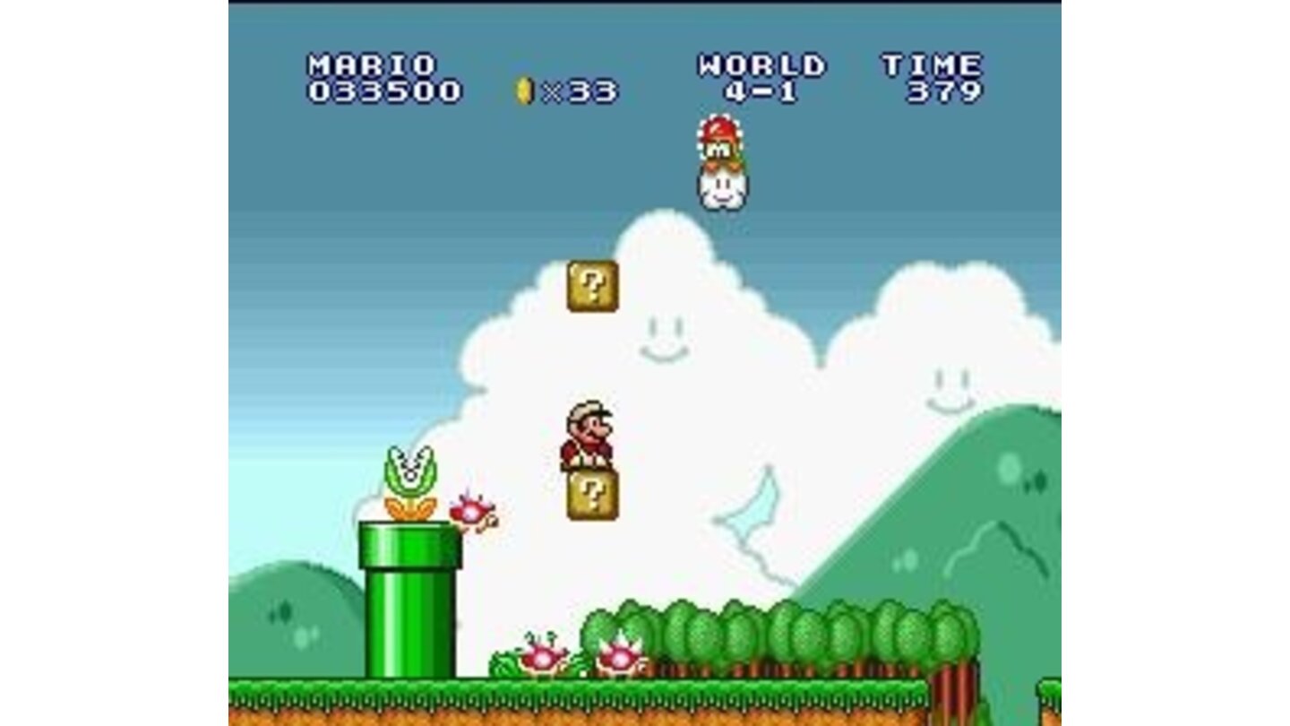 While Lakitu is throwing many Spinys, you can stay down and wait the turbulence finish.
