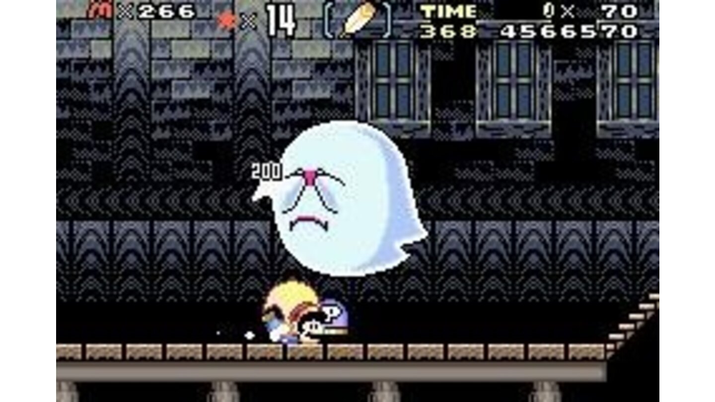 Magic cape: it gave many powers for Mario. One of them helps him to kill ghosts