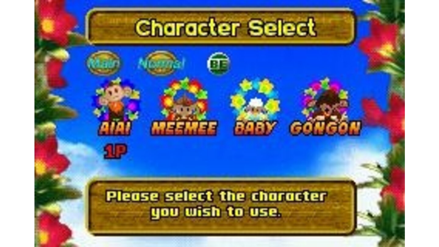 Character Select Screen.