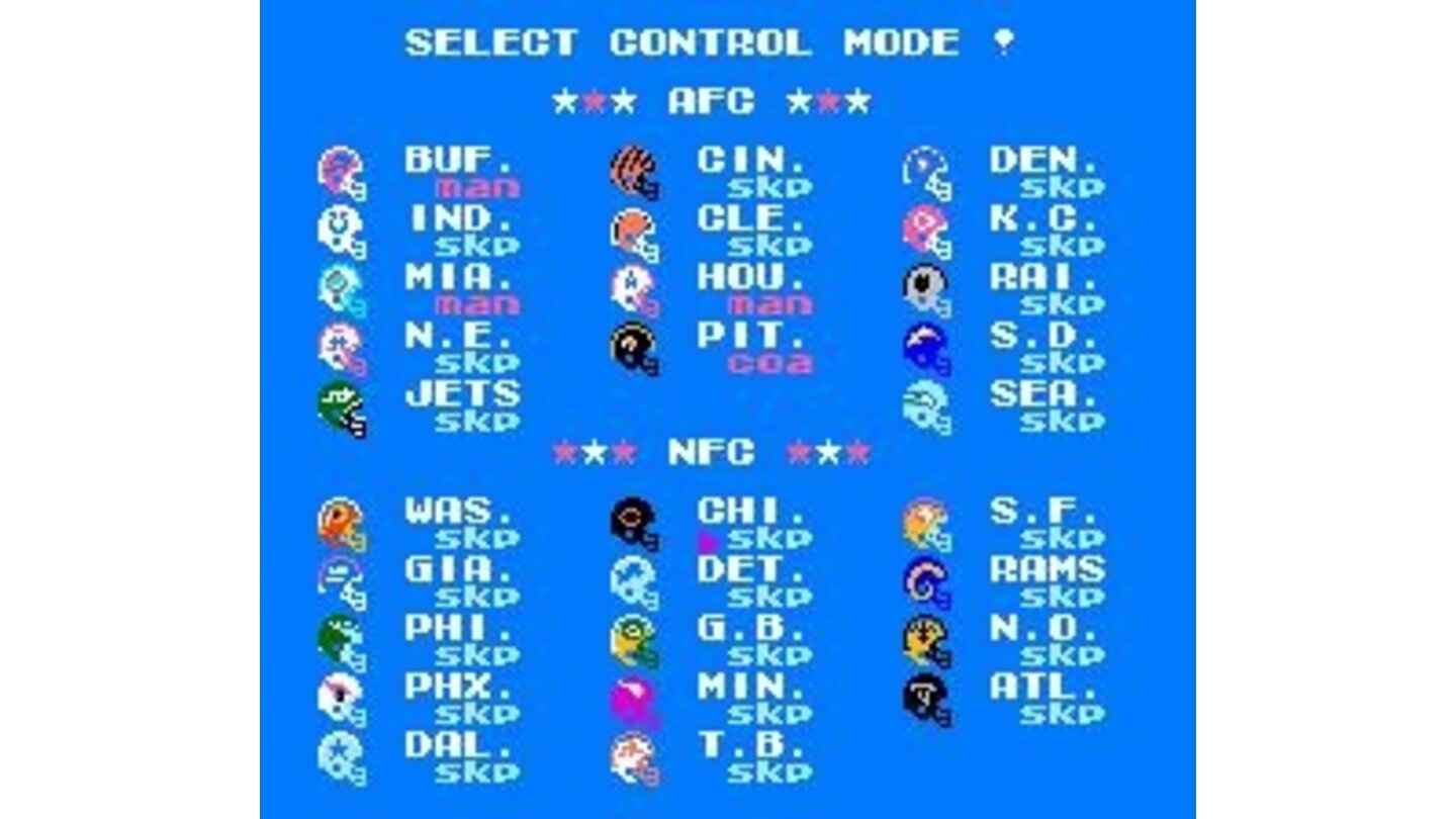 Selecting control mode