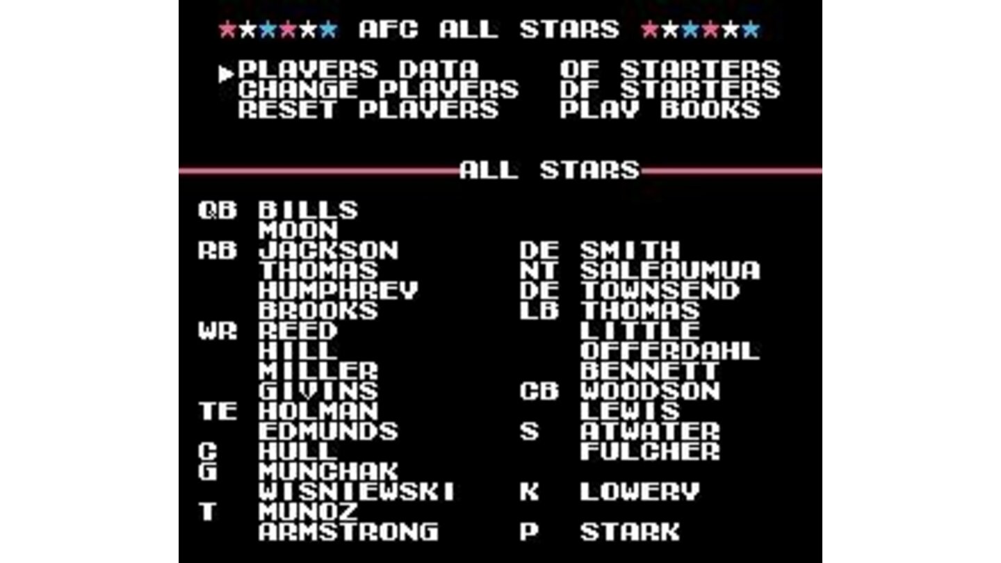 All stars team roster