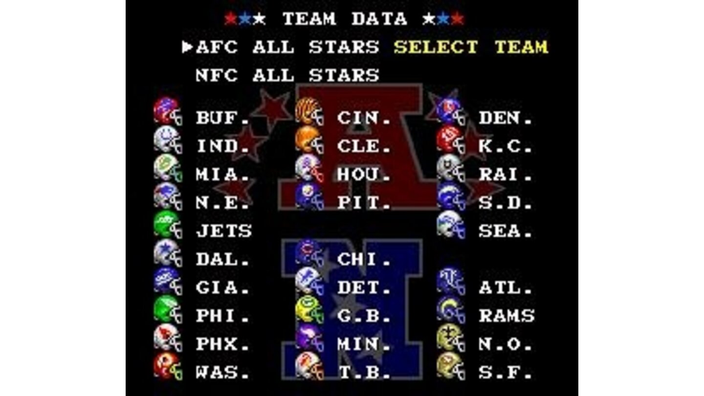 Teams list