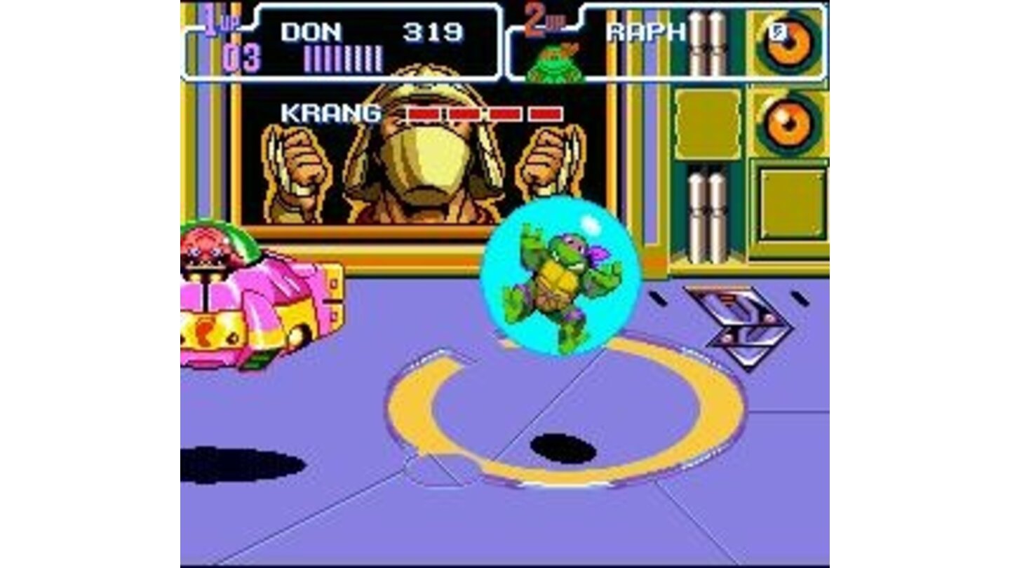 Fighting Krang once more