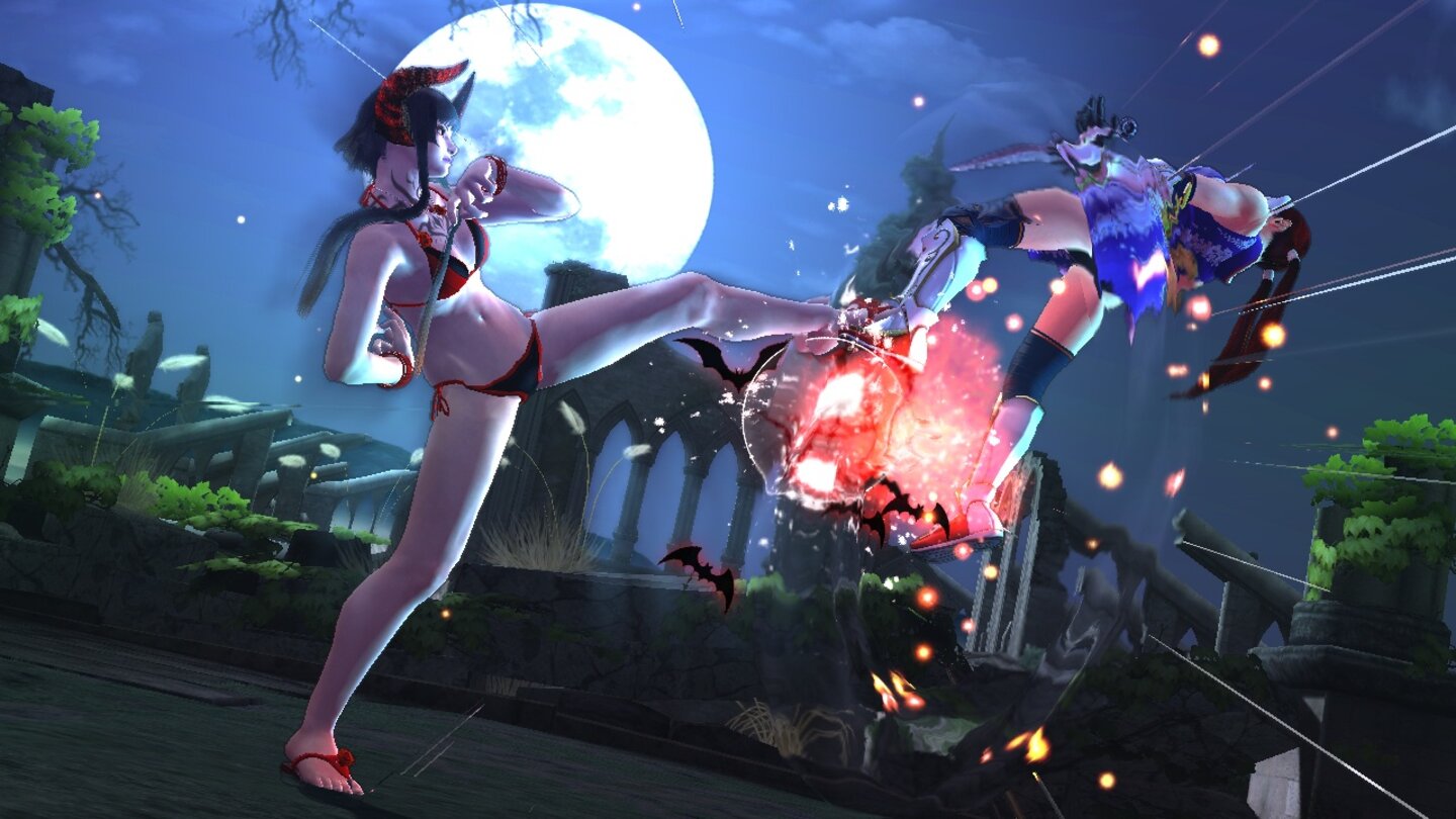 Tekken RevolutionScreenshots zeigen den Charakter Eliza.