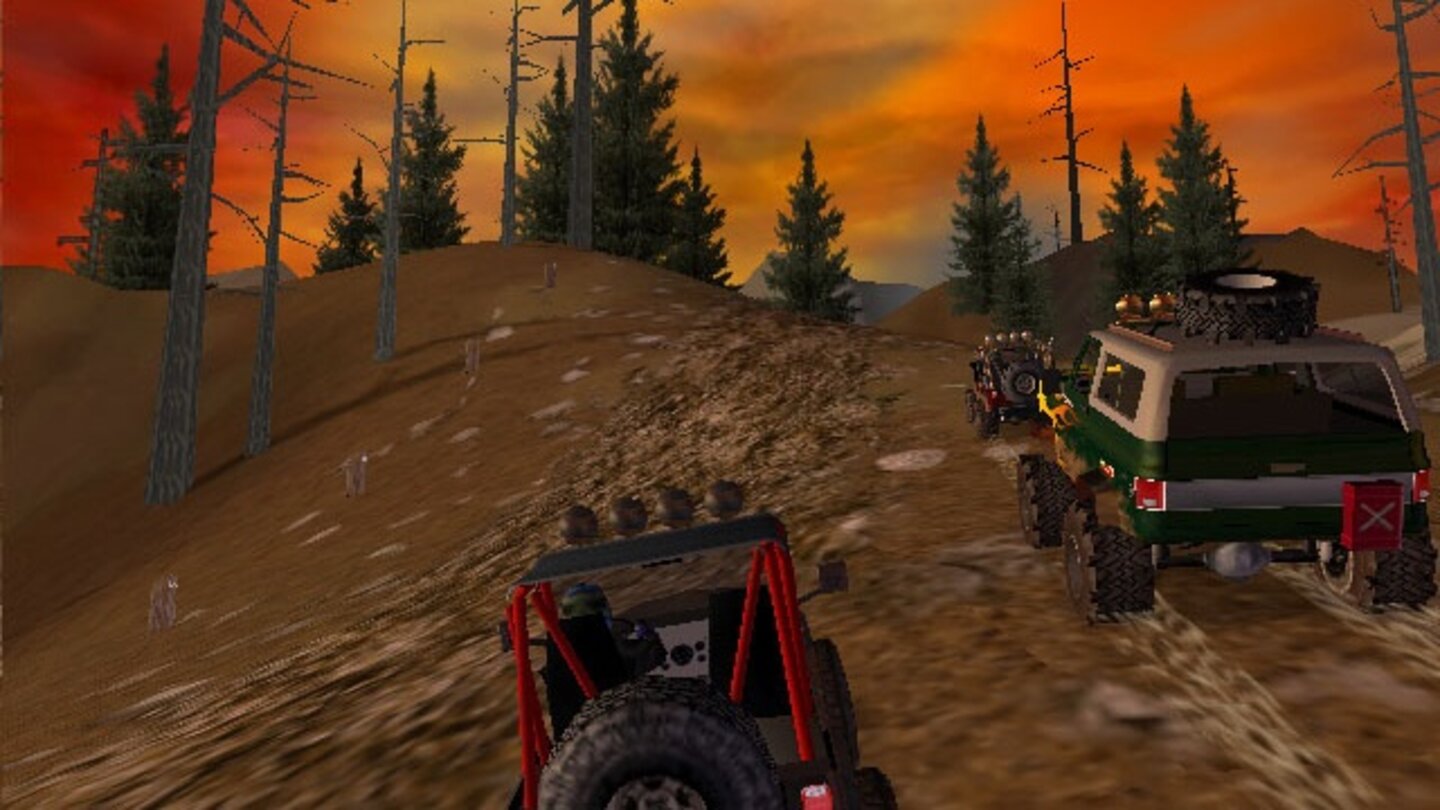 Test Drive Off-Road Wide Open – 2001 (PlayStation 2, Xbox)2001 erschien der bis dato letzte Ableger der Off-Road-Serie. Entwickelt wurde das Spiel von den Angel Studios, die zuvor mit Midtown Madness auf sich aufmerksam gemacht hatten. Jüngster Titel des Studios, das heute Rockstar San Diego heißt, ist übrigens Red Dead Redemption.Test Drive Off-Road Wide Open erschien als erstes Test Drive nur auf den damaligen aktuellen Konsolen PlayStation 2 und Xbox und wurde auch nicht für den PC portiert. Wie in den Vorgängern geht es mit Geländewagen ins Gemüse. Dabei gibt es drei verschiedene Rennmodi: Circuit, Blitz und Scramble.