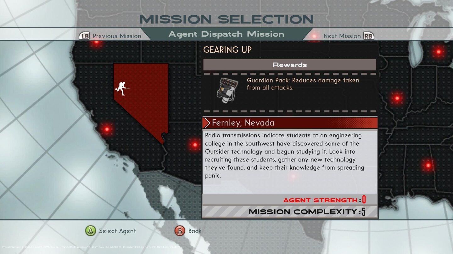 The Bureau: XCOM DeclassifiedAgenten, die wir gerade nicht selbst in einer Mission brauchen, schicken wir auf Dispatch-Missionen. So leveln sie auf und bringen neue Ausrüstung zurück.