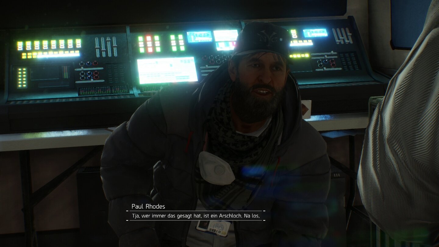 The DivisionTechnik-Experte Paul Rhodes ist einer der pseudo-coolen Charaktere in The Division, die so platt sind, dass wir uns kaum ihren Namen merken können.