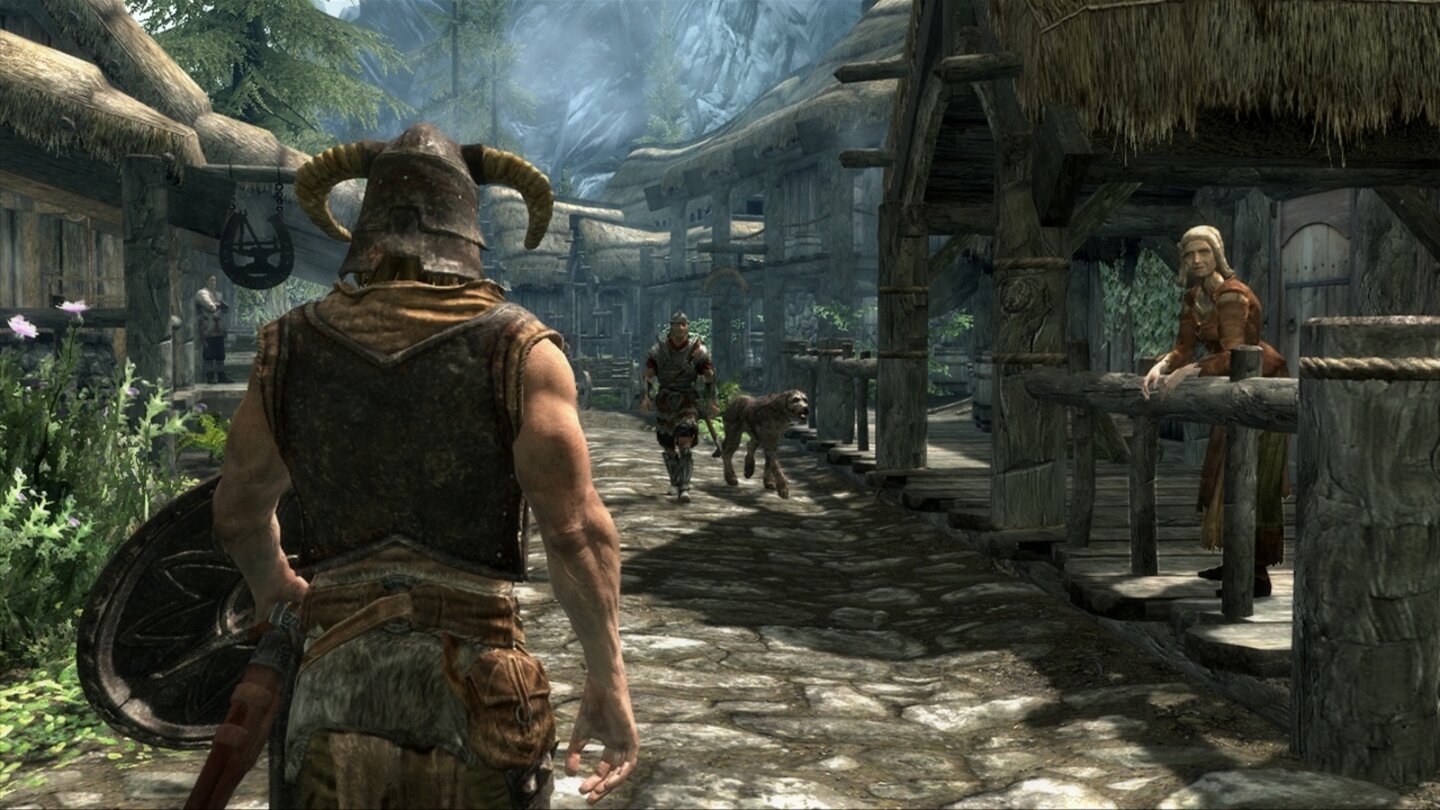The Elder Scrolls 5: SkyrimIn Riverwood treffen wir einige interessante Personen und sacken gleich auch ein paar Quests ein.