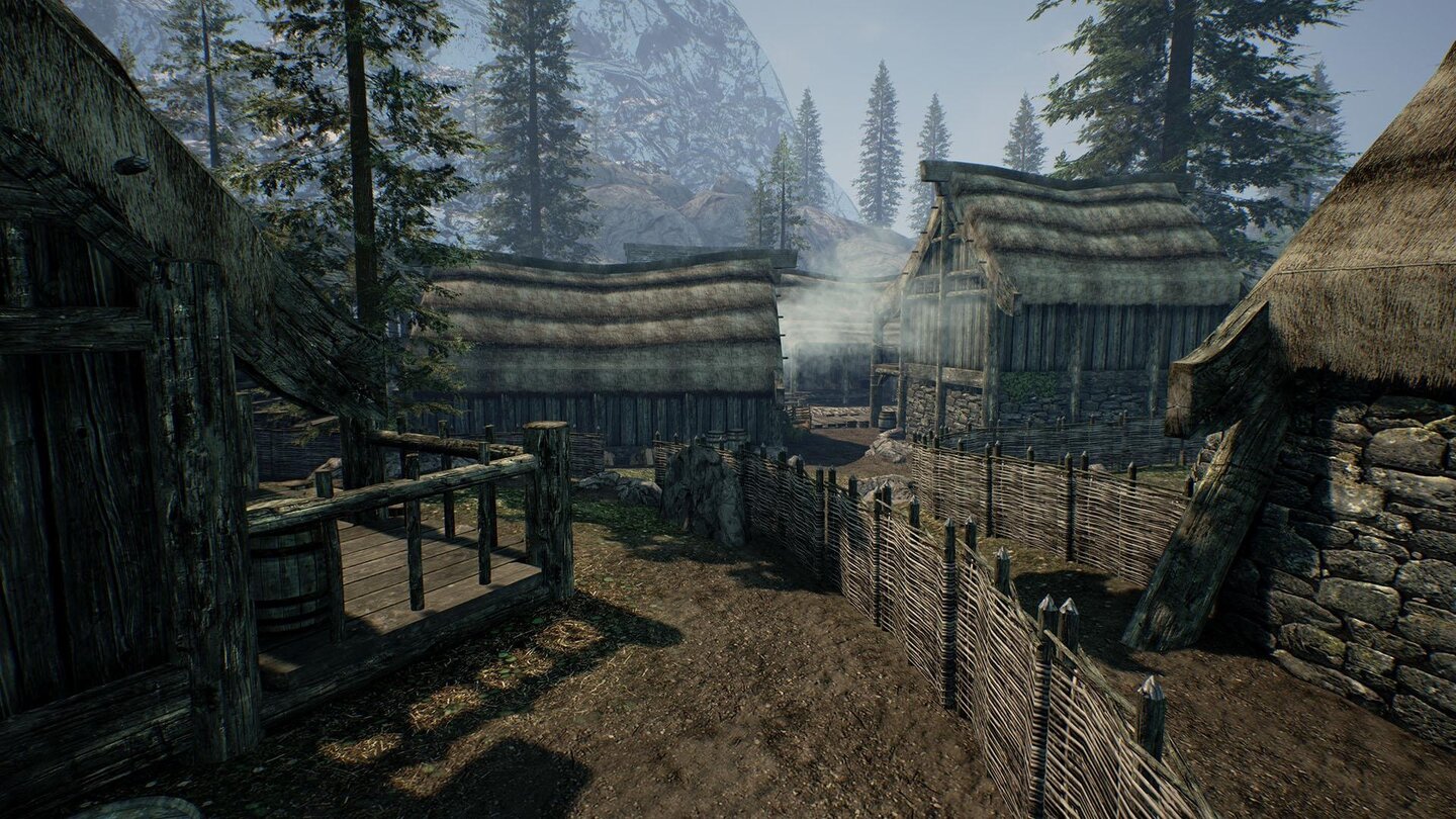 The Elder Scrolls 5: SkyrimScreenshots vom Nachbau Riverwoods mit der Unreal Engine 4