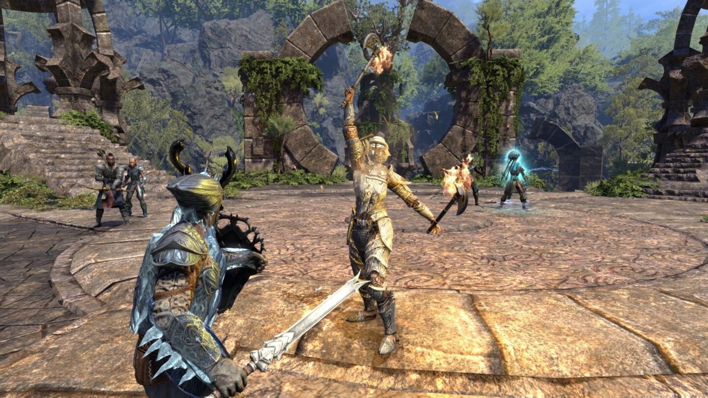 The Elder Scrolls Online MorrowindScreenshots vom PvP-Modus Battleground (Quelle: VG247)