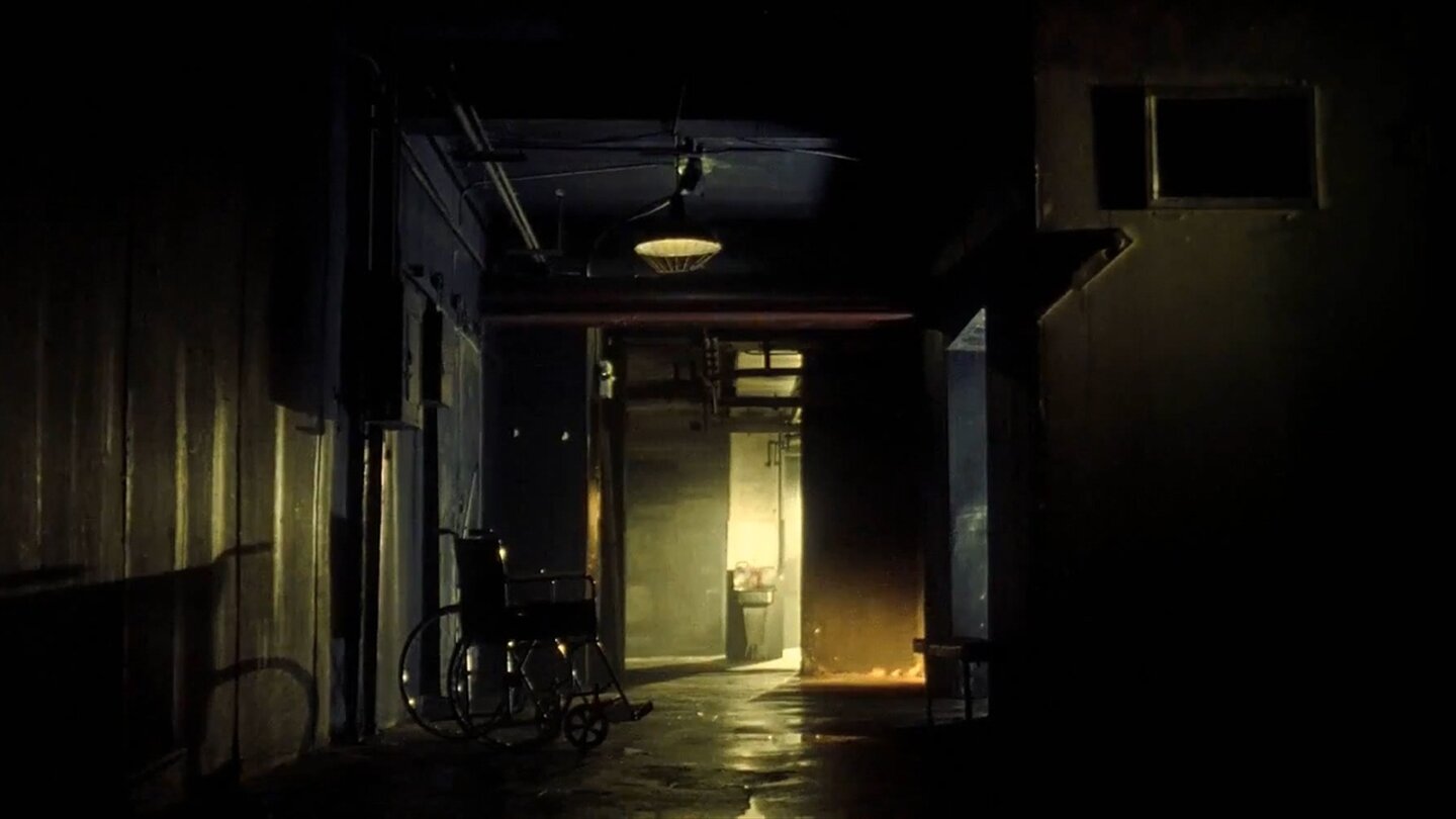 The Evil Within - Szenen aus dem Live-Action-TrailerThe Evil Within beginnt in einer vermeintlich verlassenen Irrenanstalt.