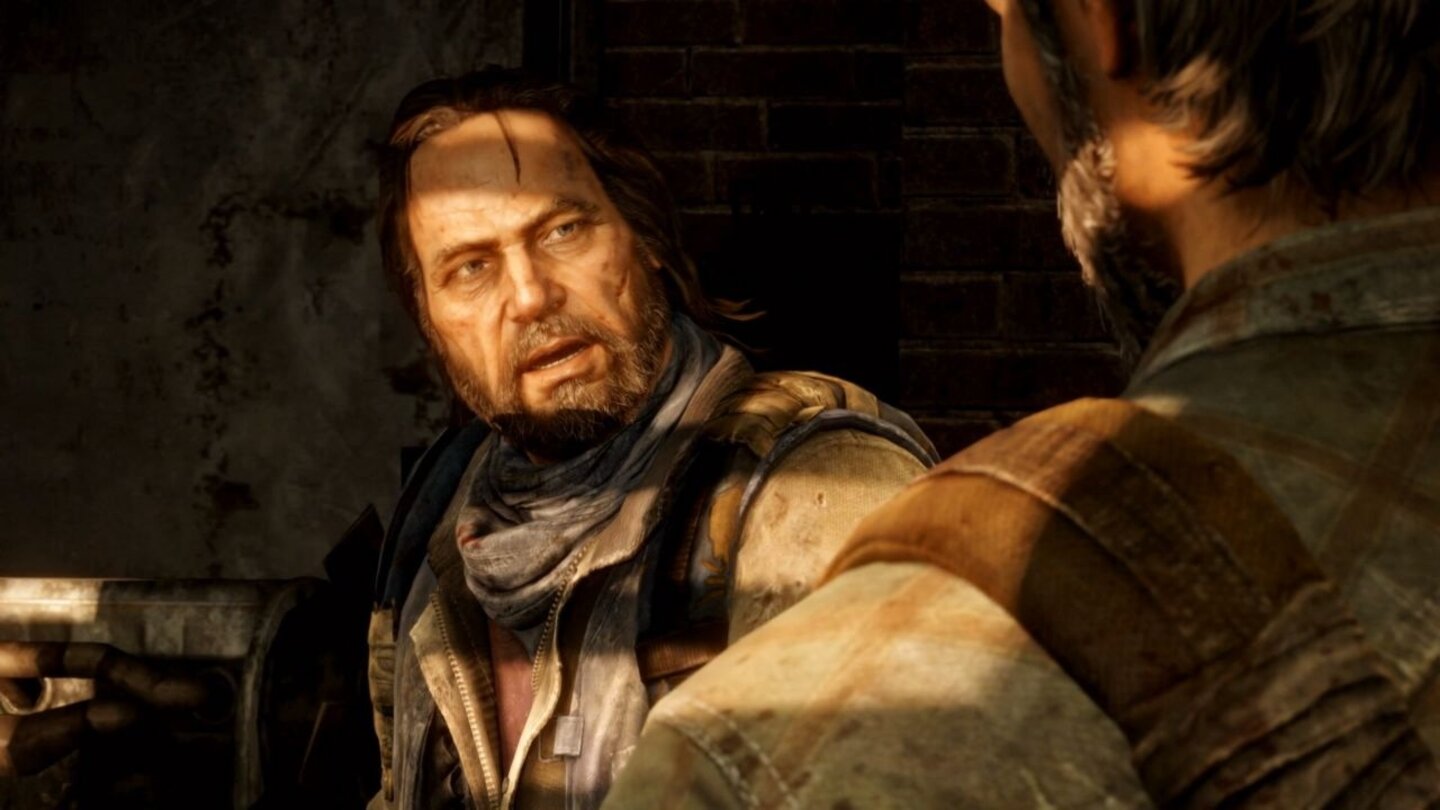 The Last of Us RemasteredZahlreiche Nebencharaktere geben der Geschichte zusätzlich Tiefe und Glaubwürdigkeit.